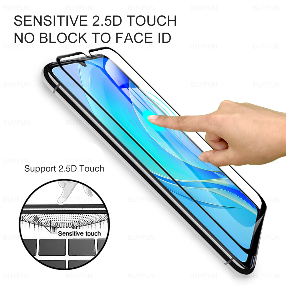 2PCS 9D Full Coverage Tempered Glass For Huawei nova Y70Plus Y70 Screen protector For nova 9 SE 4G 5G HD Safety Protective Glass