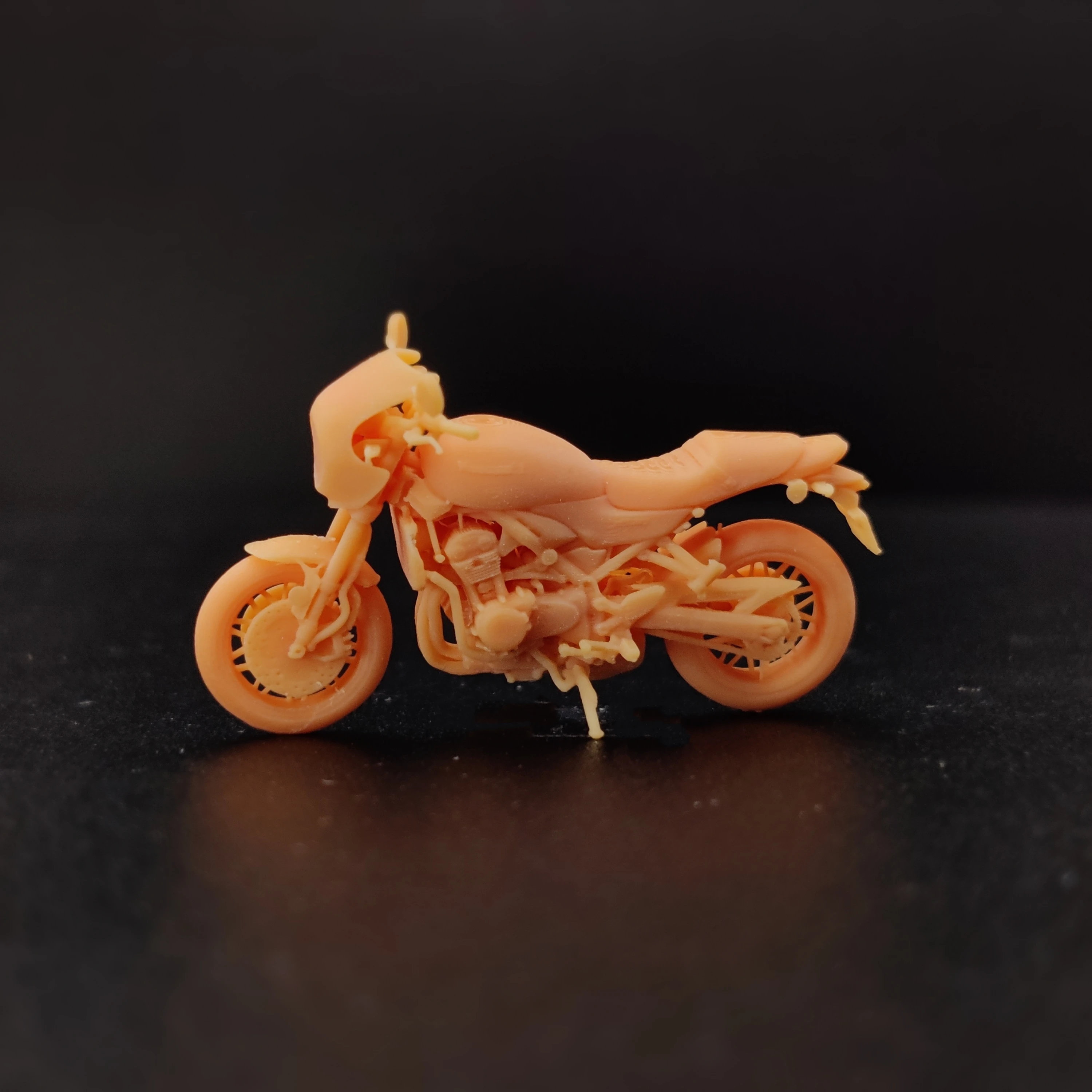 1/64 1/43 Scale Model Resin Kawasaki-z900rs-2019 Uncolored Miniature Diorama Hand-painted T616