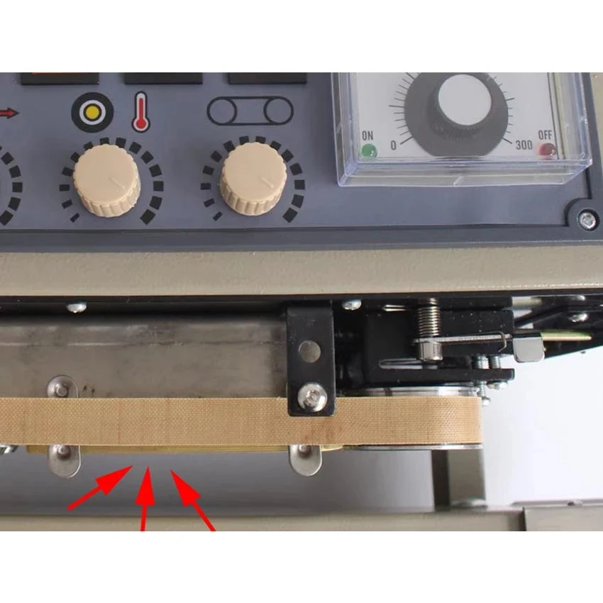 10Pcs 750X15X0.2มม.PTFE สำหรับต่อเนื่องแถบซีลแถบอะไหล่เครื่องซีลปิดผนึกเข็มขัด