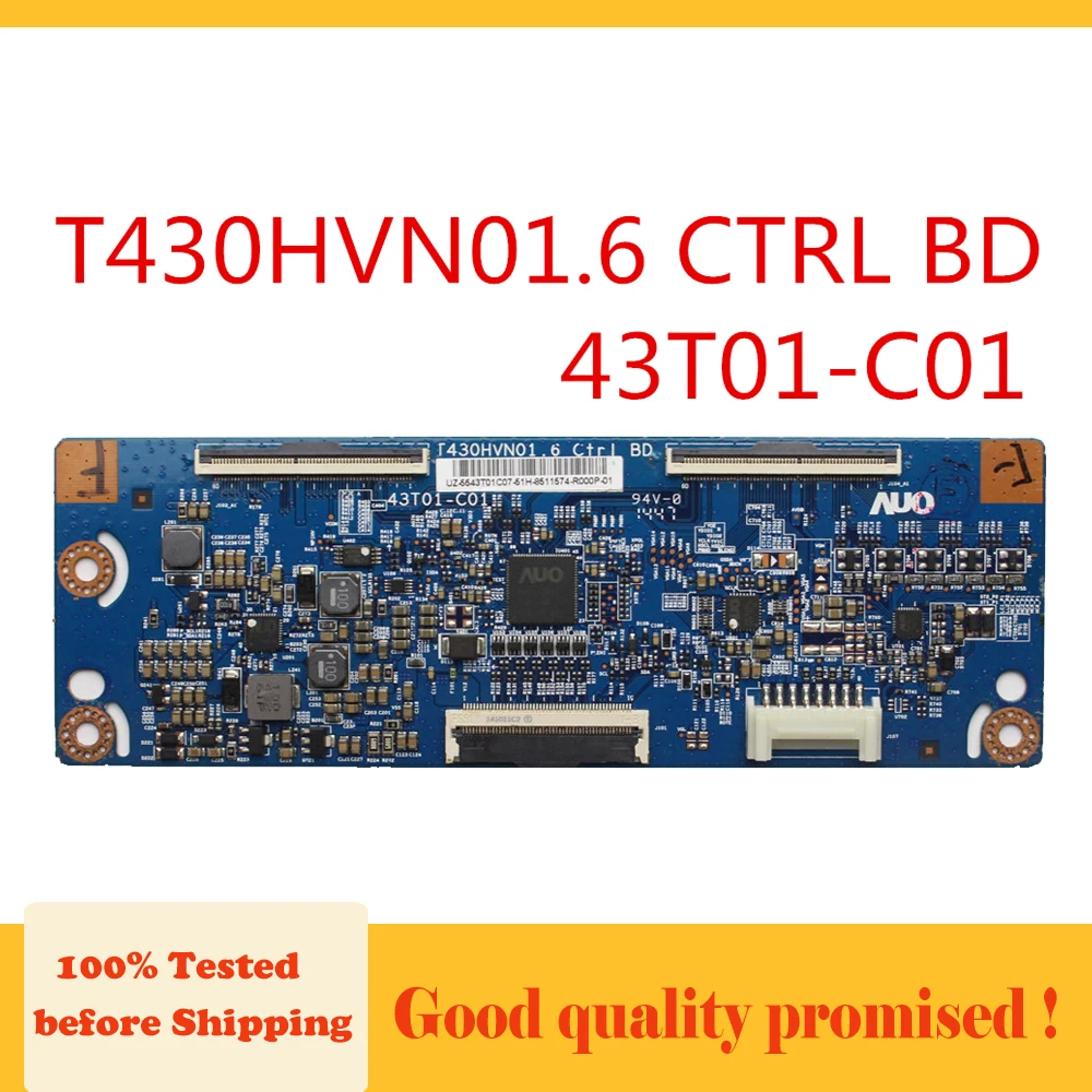 Tcon Board T430HVN01.6 CTRL BD 43T01-C01 Professional Test Board Original T-Con Logic Board T430HVN01.6 43T01-C01 for 43'' TV