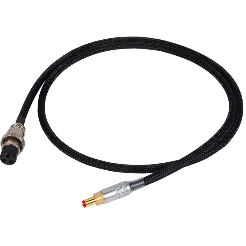 Tiger fish custom, audio enthusiast grade DC cable, linear power upgrade Cardas cable base Oyaide plug