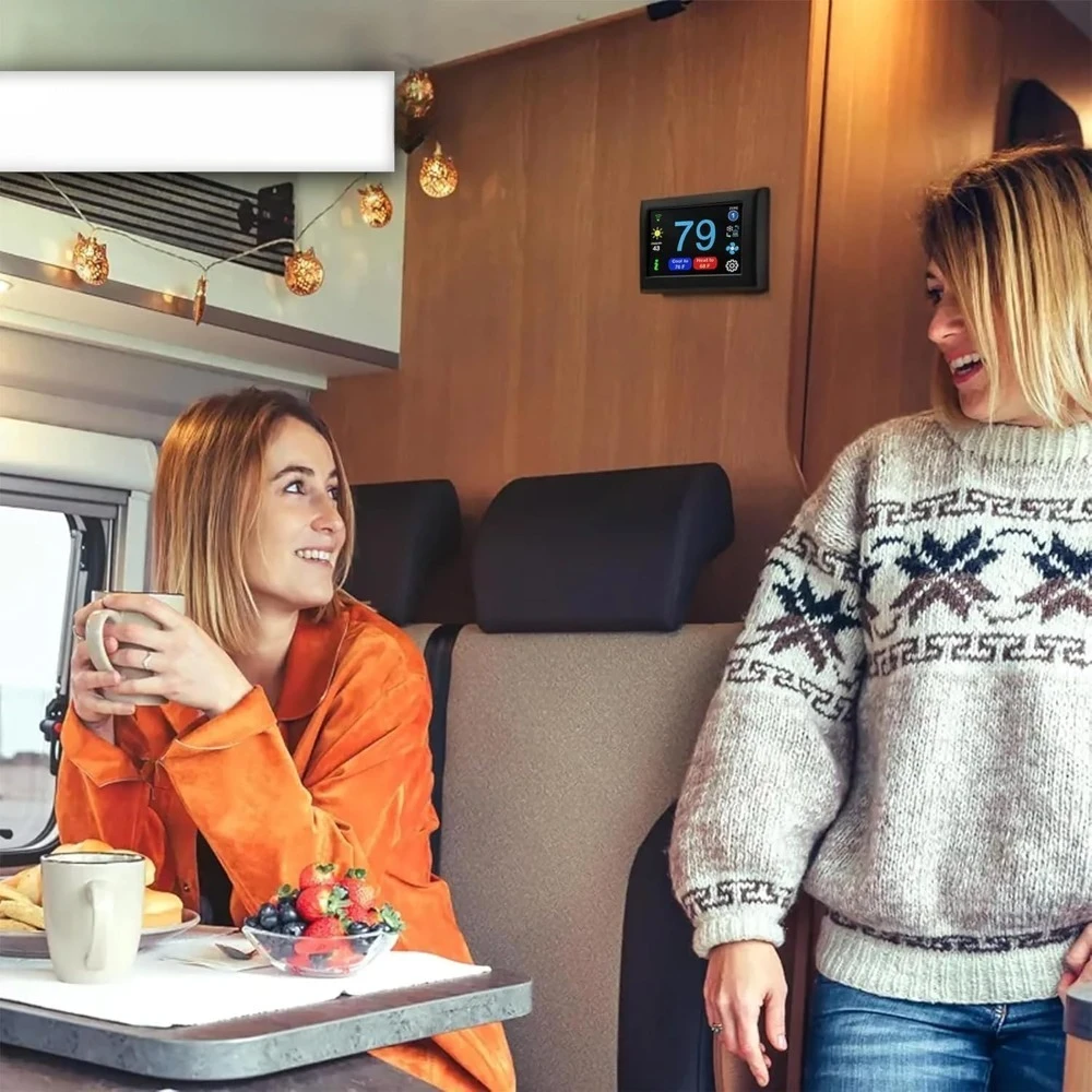 استبدال ترموستات RV الرقمي عالي الجودة من EasyTouch قابل للبرمجة وموثوق به واي فاي وبلوتوث