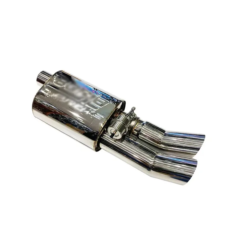 

Manufacturers Direct Car Exhaust Pipe Modified General Valve Straight Row Drum Borla Sports Car Sound Wave Double Out