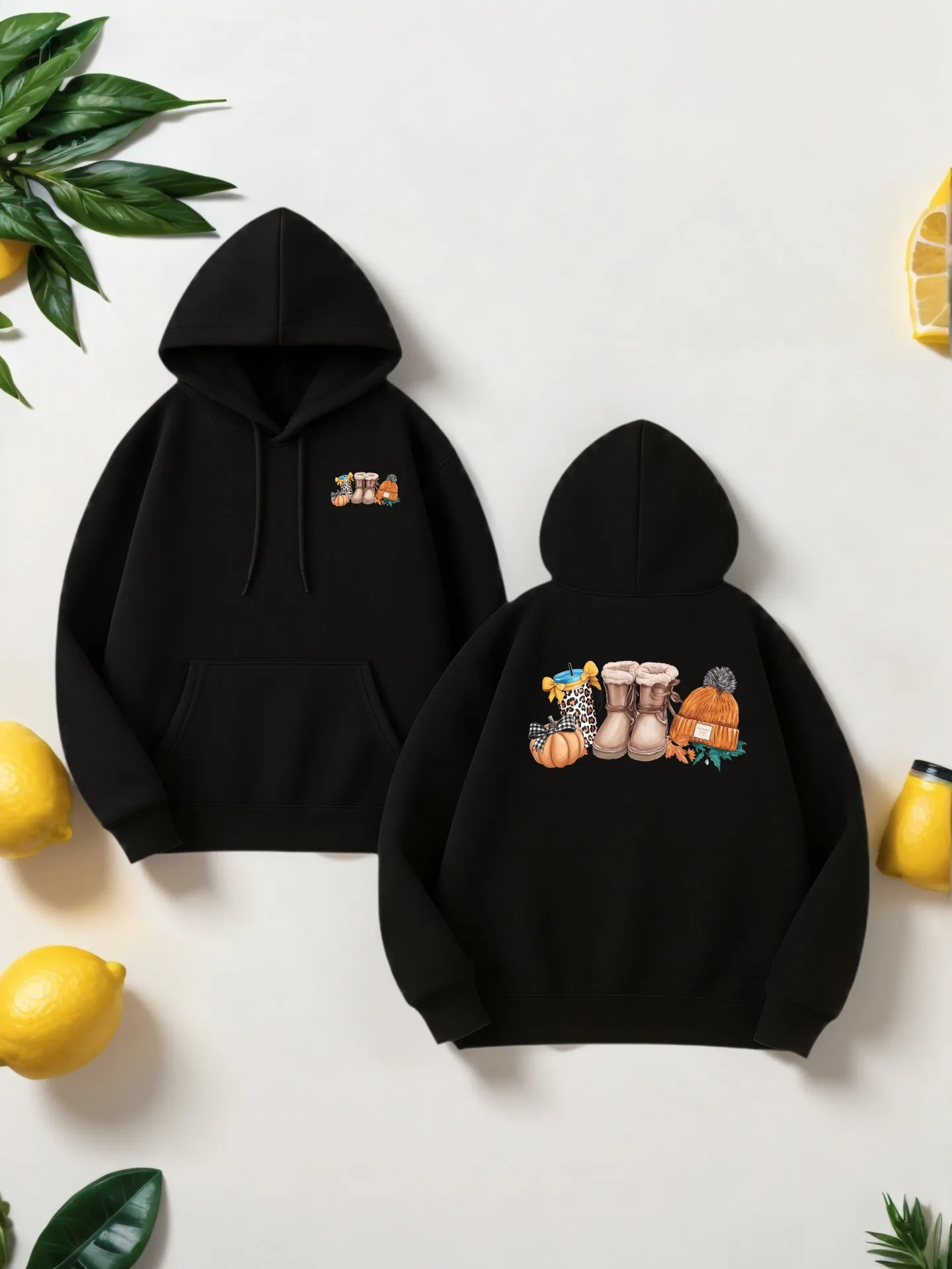 Sweat à capuche graphique pour hommes, pull polaire imprimé dessin animé, style décontracté pour jeunes hommes, idéal pour un usage quotidien et des tenues d'automne