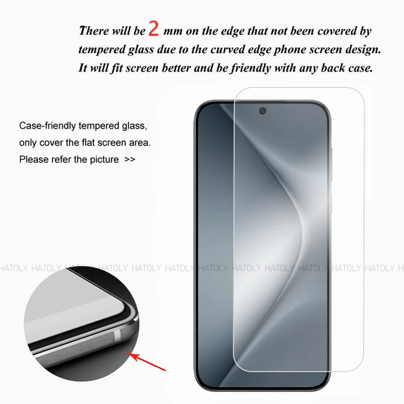 2/4PCS Screen Protector For Huawei Pura 70 Tempered Glass Huawei Pura 70 Full Glue Protective Screen Glass Film Huawei Pura 70