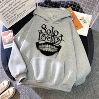 Men Women Mange Sweatshirt Anime Solo Leveling Printed Hoodie Vintage Gothic Hooded Streetwear Graphic HIP HOP Pullovers Clothes