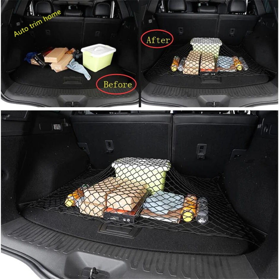 

Accessories Rear Trunk Storage Net String Baggage Bag Luggage Cover Kit Fit For Renault Koleos 2016 - 2022 / Kadjar 2016 - 2022