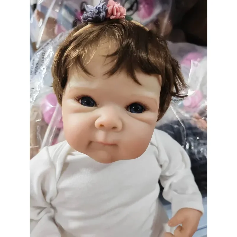 

45cm Bettie Soft Cotton Body Reborn Baby Doll with 3D Skin Hand-Root Hair