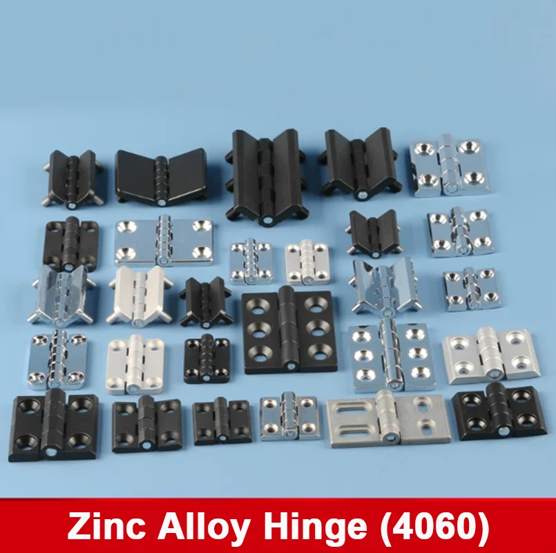 1PCS 4060 Distribution Box Hinge Zinc Alloy Hinge Industrial Hardware for Machine Cabinet Electrical Equipment Frame