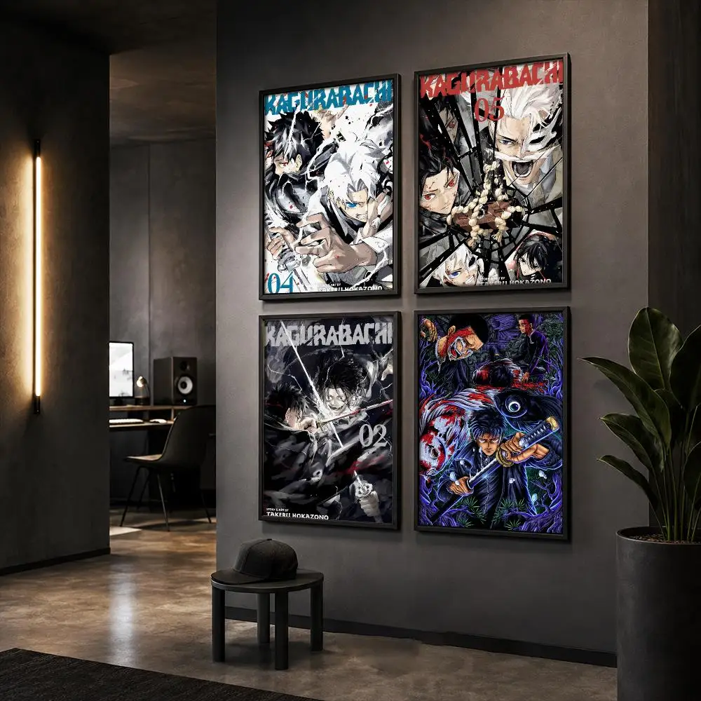 K-Kagurabachi Anime Poster HD Home Wall Stickers House Hallway Living Room Bedroom Bar Office Decor Art Prints