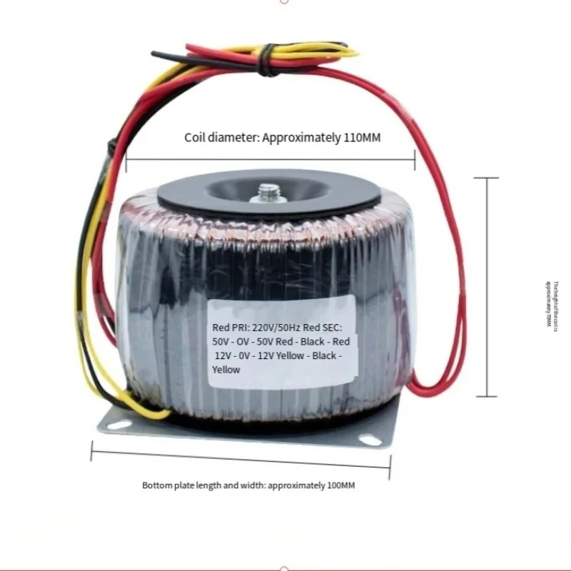 800W 43V 220V to 12V 24V 48V 50V Toroidal Transformer Power Supply AC220 DC2500V