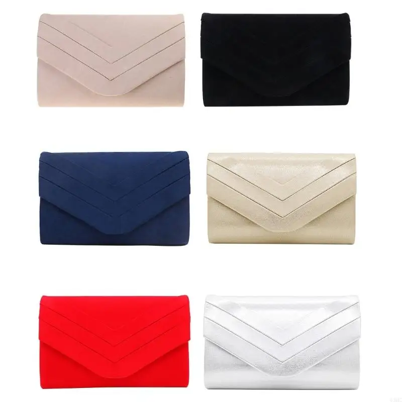 

63HC 2023 Clutches Handbag Women Cocktail Crossbody Shoulder Bag Flap Envelope Bag