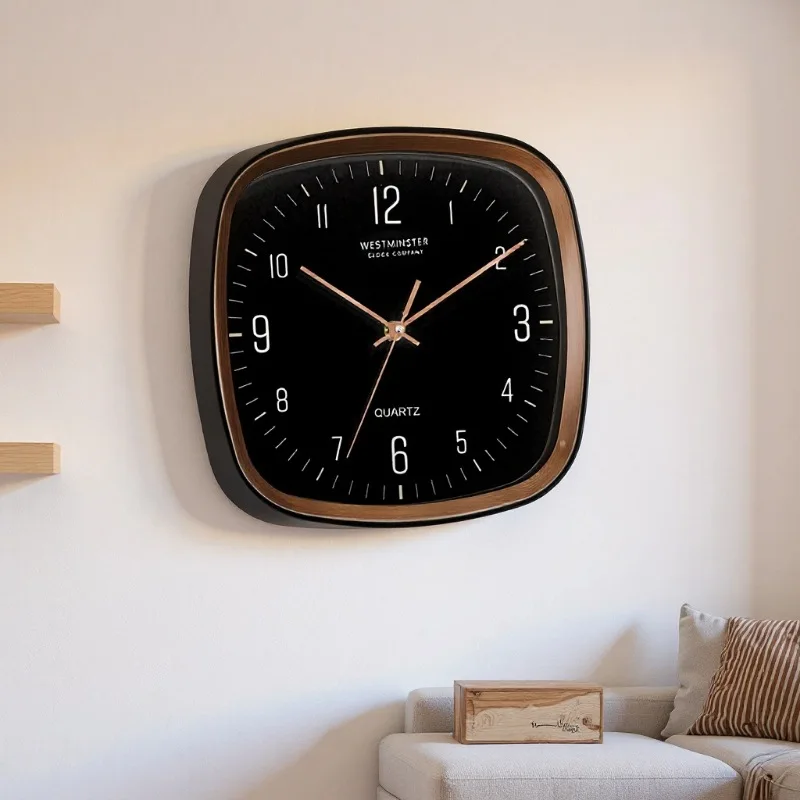 Square Silent Wall Clocks Living Room Bedroom Artistic Fashion Clocks Creative Clock Accessories Orologio Da Parete Home Decor