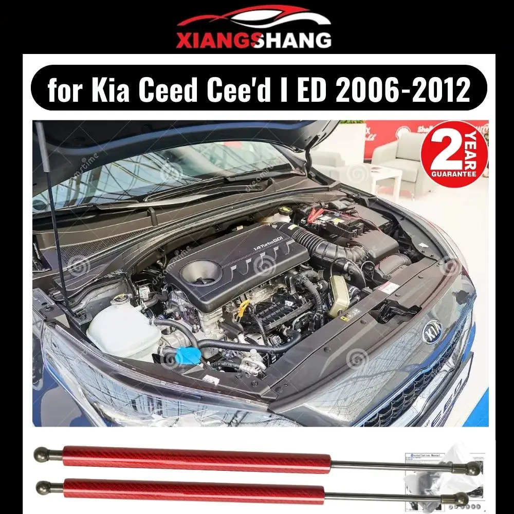 Hood Damper for Kia Ceed Cee\'d I ED 2006-2012 Gas Strut Lift Support Front Bonnet Modify