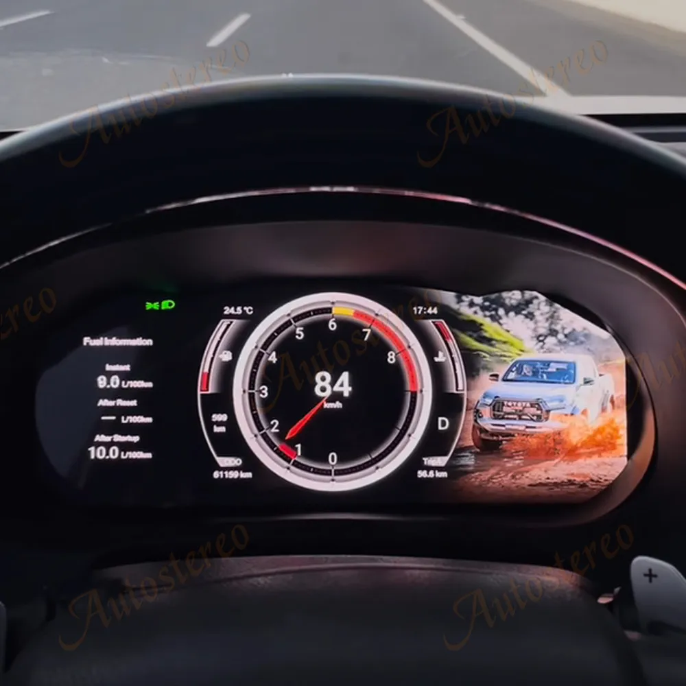 

Обновление 2024 года для Toyota Hilux Fortuner 2016-2024, виртуальный кабин, цифровой кластер, автомобильный одометр, экран приборной панели, ЖК-измеритель скорости-