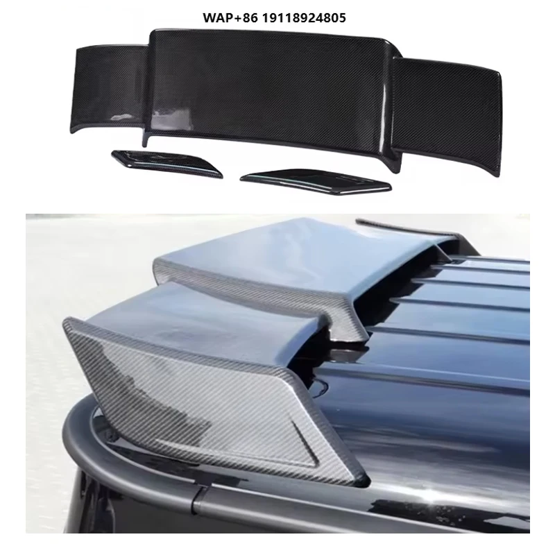 

OEM Dry Carbon Fiber Rear Spoiler for W463 2018+ Dry Carbon Fiber Roof Boot Spoiler Car Spoilers