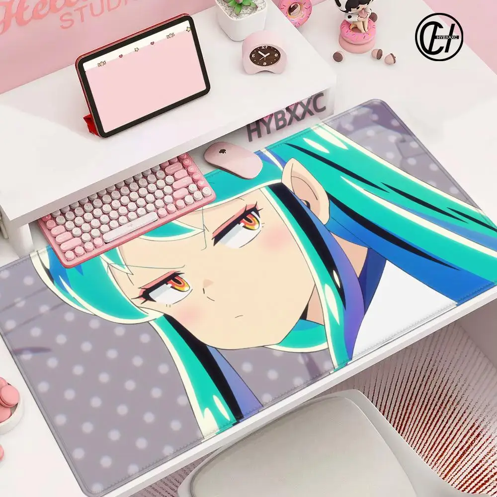 Anime Girl L-Lum I-Invader U-Urusei Y-Yatsura Mouse Pad Large Gaming Print Waterproof XXL Desk Mat Non-Slip Desk Mat Carpet XAXC