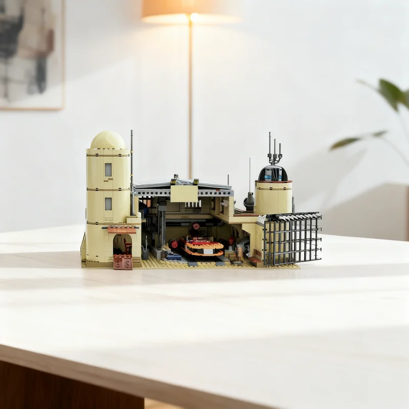 

1441pcs MOC Mos Eisley Landspeeder Workshop Star Battle Model Building Blocks Creative DIY Gift Display Decor Assemble Premium