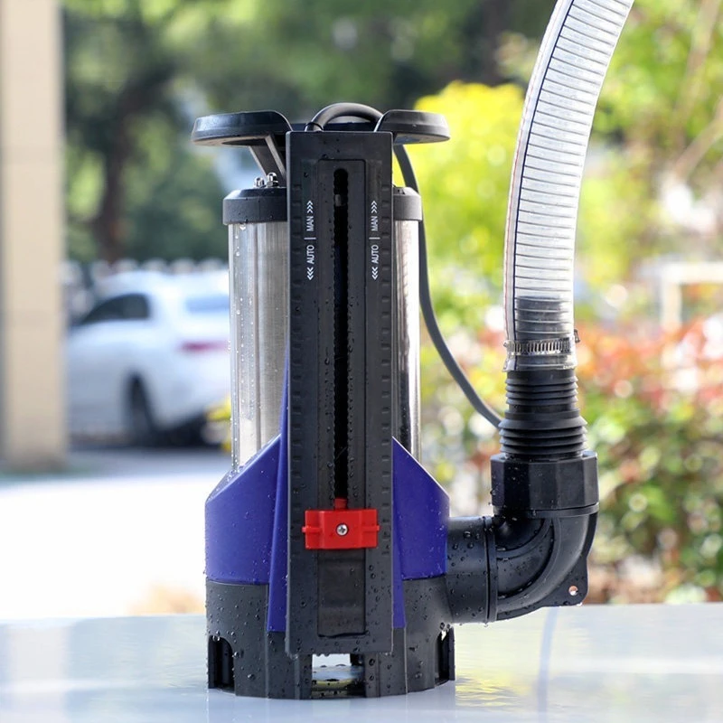 Submersible Home Water Sewage Automatic Drain Pump Large Flow Adjustable Level Industry-Specific Equipment