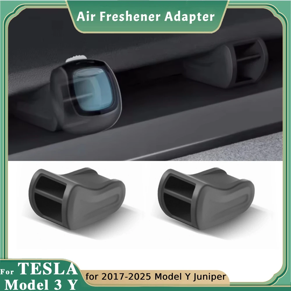 

For Tesla Model Y Juniper 2025 Air Outlet Vent Aromatherapy Clip Freshener Model 3 2024 2023 Adapter Bracket Fragrance Converter