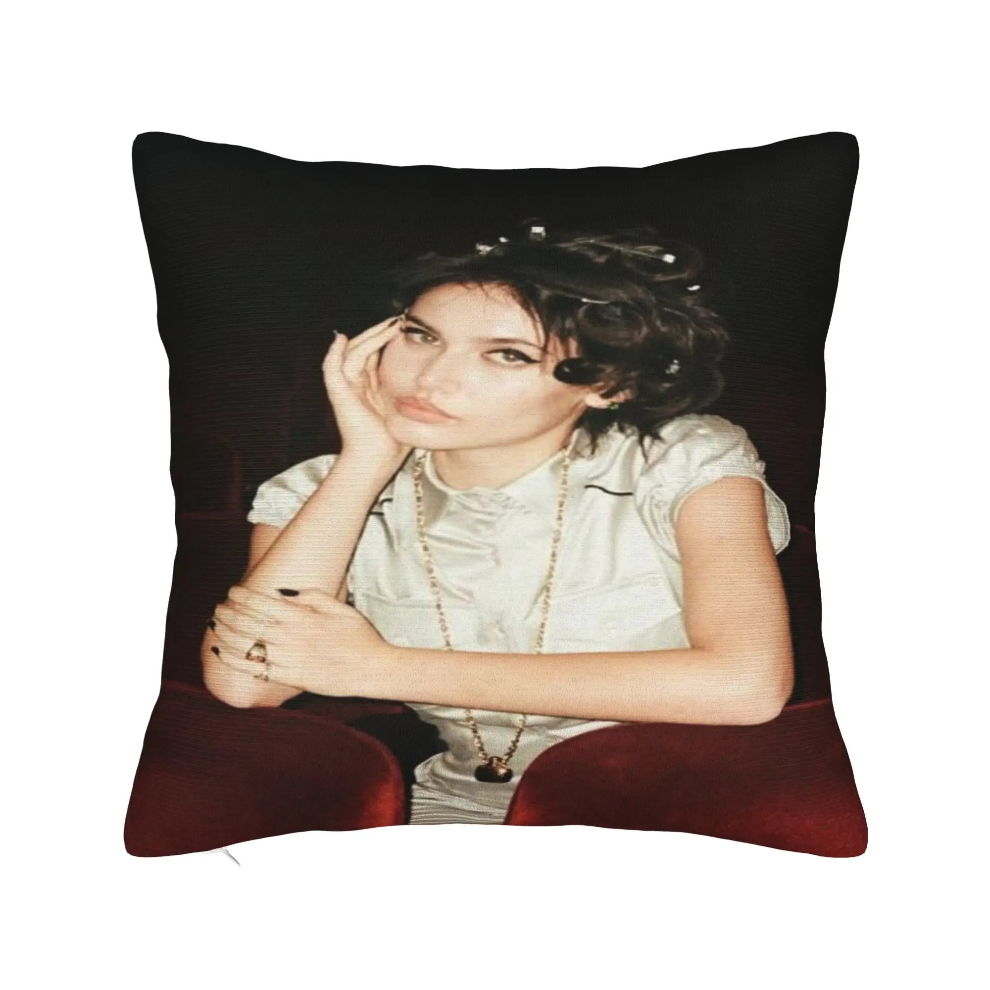 SIENNA SPIROS singer Pillowcase Merchandise Printed Cushion Cover  Pillow Covers Bed Decorations Square Multi Size