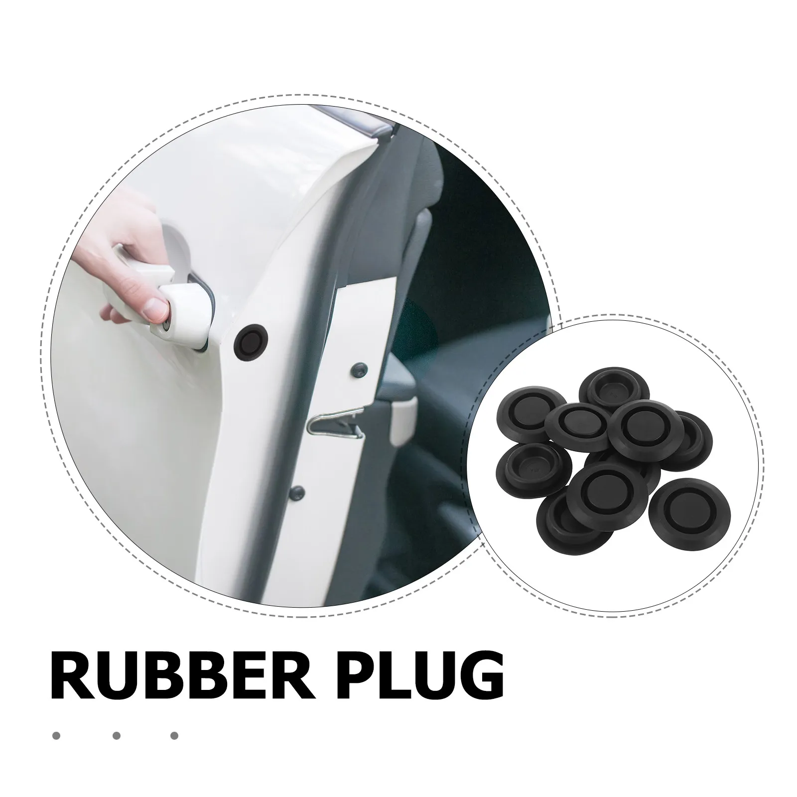 10 pcs Hydraulic Floor Jack Oil Seal Set Horizontal Kit Halloween Christmas New Year Car Rubber Stopper Automotive Body Plug