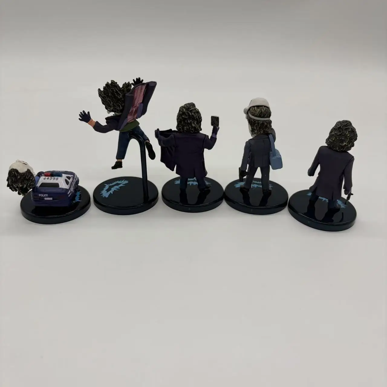 5pcs/set The Dark Knight Joker PVC Action Figure Collectible Model Toy 6~10cm - view 4