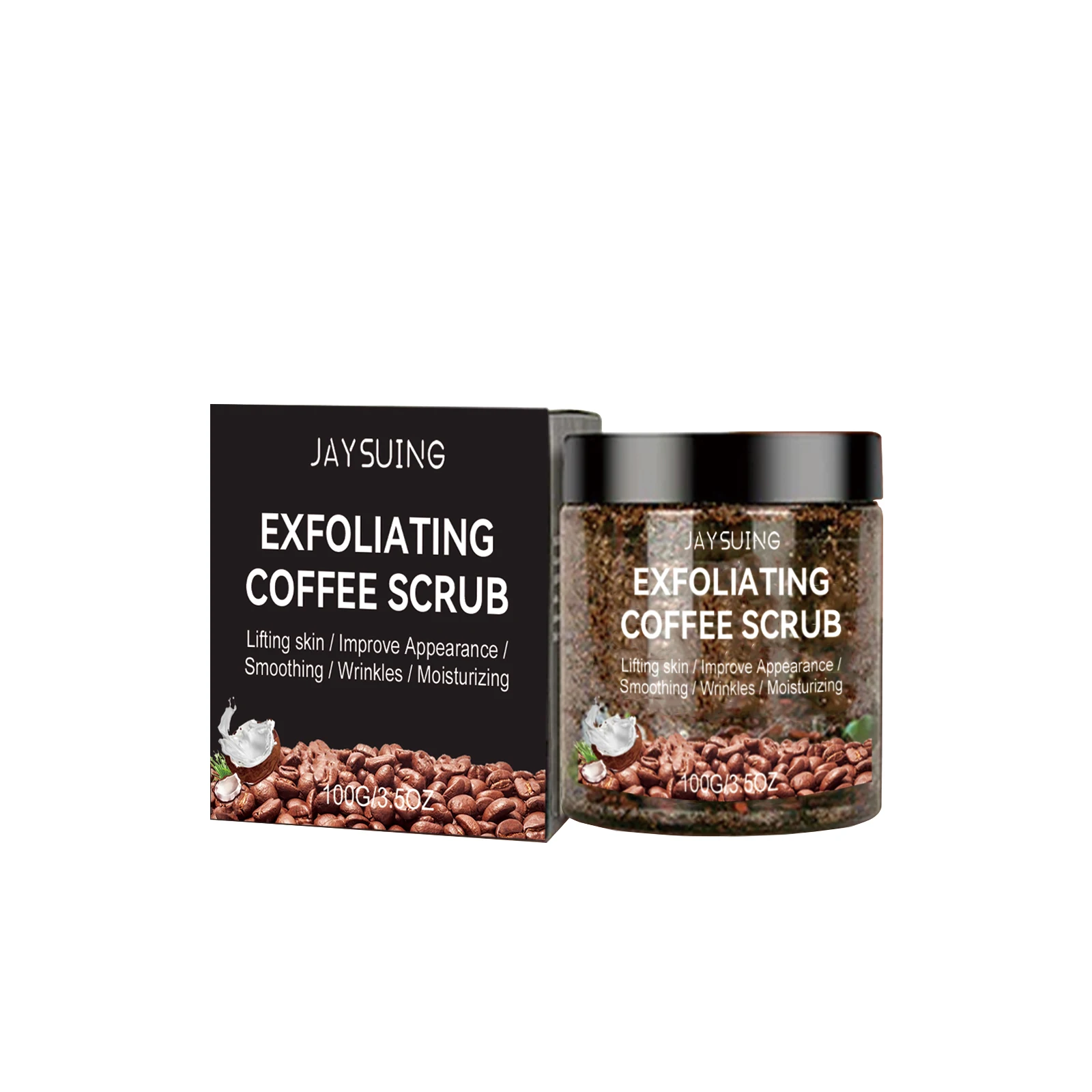 Coffee Scrub Softening Keratin Deep Cleaning Pore Moisturizing Relieve Chicken Skin Improve Dullness Body Exfoliating Care Cream