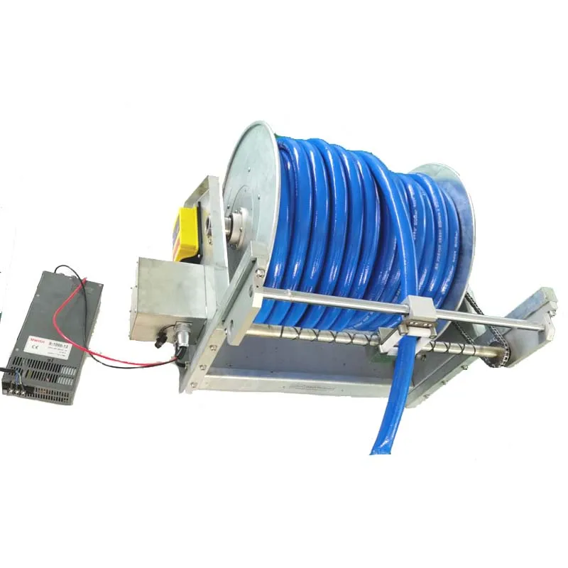 Manual And Power Rewind Electric Automatic Retractable Hose Reel Water