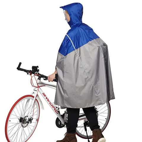 남녀 불투과성 비옷, 야외 레인 판초 백팩, 반사 디자인, 사이클링 등산 하이킹 여행 레인 커버