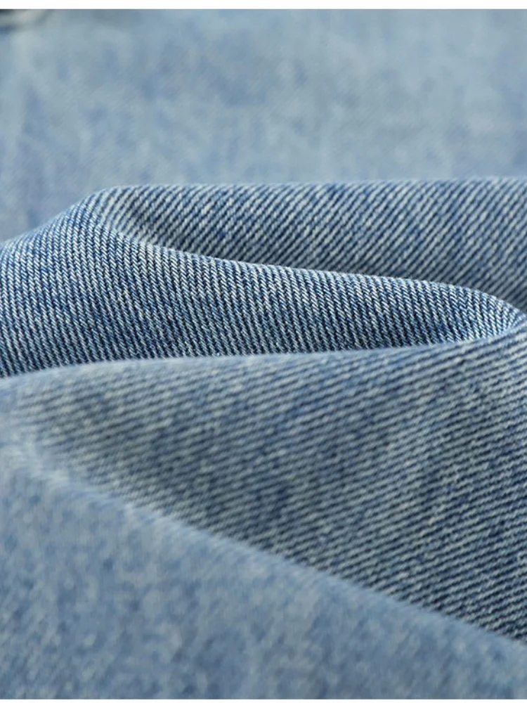 Nieuwe modeontwerper gesplitste zakken voor vrouwen hoge taille temperament patchwork veterjeans vrouwelijke kleding nieuwe broek