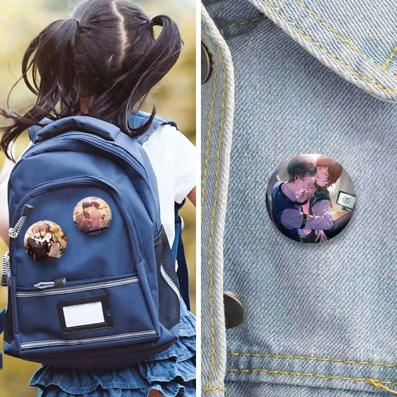 Game Peripheral Tears of Themis Button Pins Cartoon Figure Lapel Pins Custom Badges Hat Backpack
