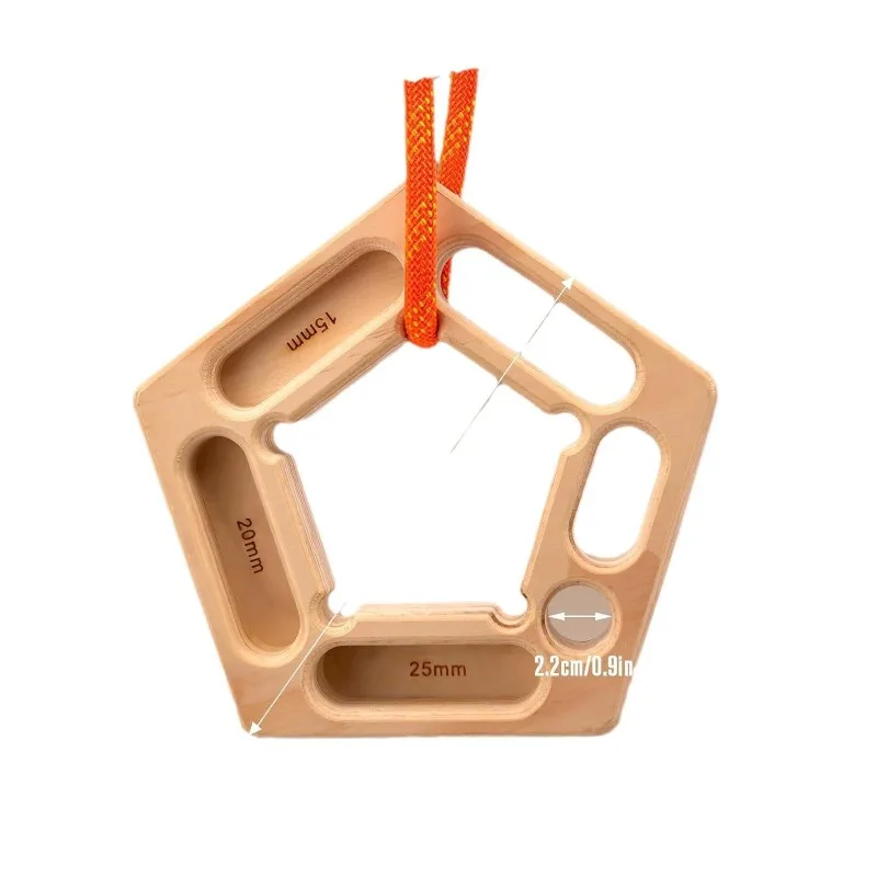 

Wooden fingerboard trainer, finger wrist strength arm strength trainer