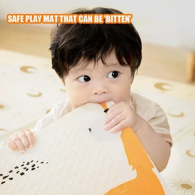 Baby Play Mat Thickened Baby Living Room Home Crawling Mats Folding Nontoxic and Odorless Splicing Children\'s Playmat