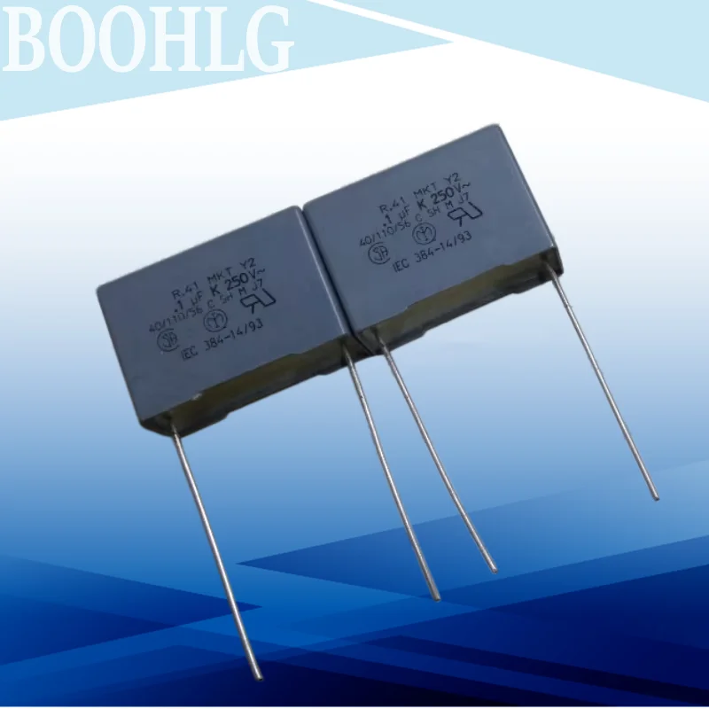 10PCS R41 0.1uf 250VAC 100nf u1 104 Y2 Film Capacitor 22MM