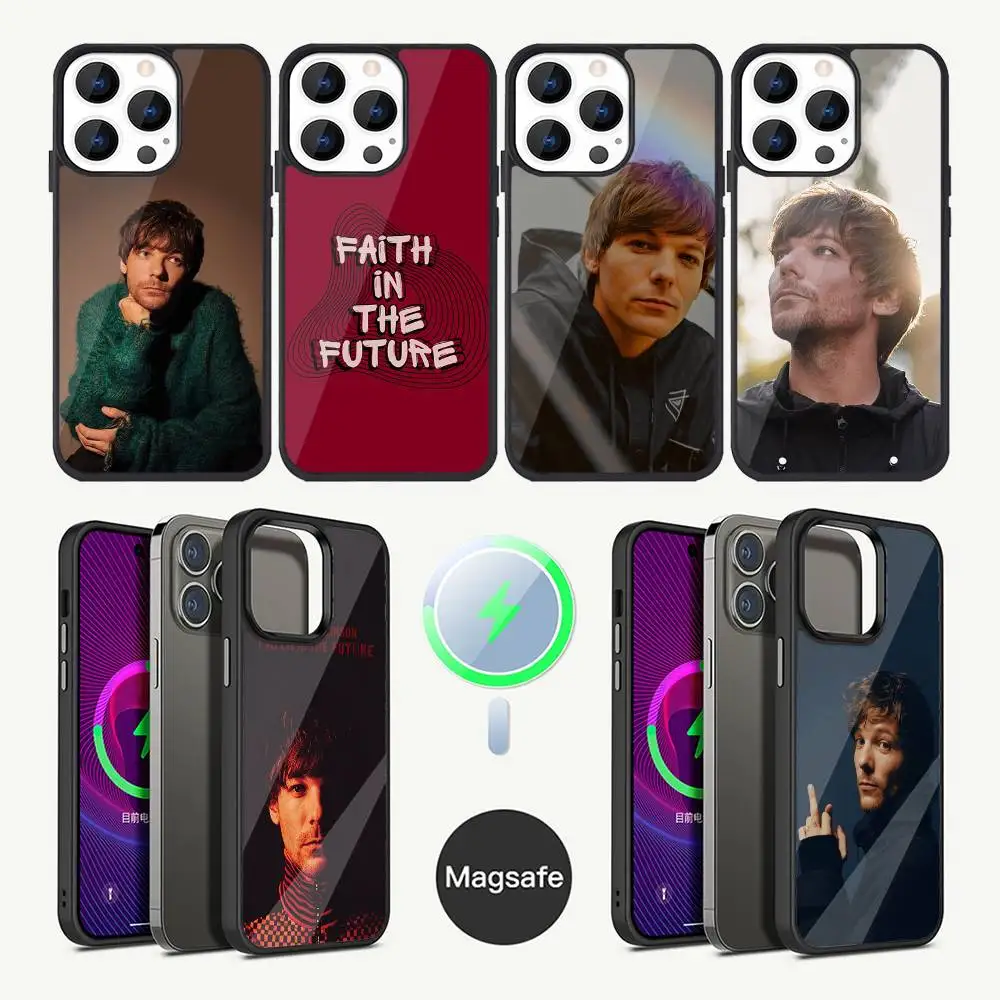 

Чехол для телефона Singer Louis Tomlinson для iPhone 17,16,15,14,13,12,11, Plus, Pro, Max Mini Magsafe с магнитной беспроводной зарядкой