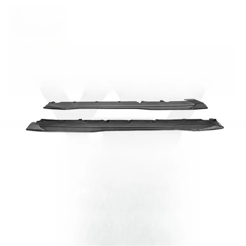 High Quality PT Style Dry Carbon Fiber Car Parts Extend Side Skirts for Lambo Huracan EVO Carbon Front Skirts