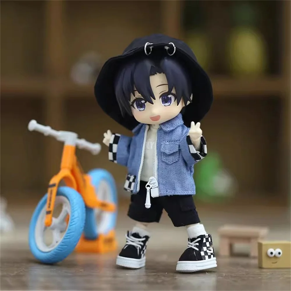 1/12 12 نقطة OB11 الملابس الحرم الجامعي معطف رائع سترة قبعة السراويل السراويل نموذج الملحقات P9 YMY Bjd Ufdoll الجسم في الأوراق المالية