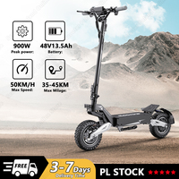 Scooters Electric 900W Peak Power 48V13Ah Large Screen LED Display Electric Scooter 11-inch Tire Mountains Highway E-Scooter