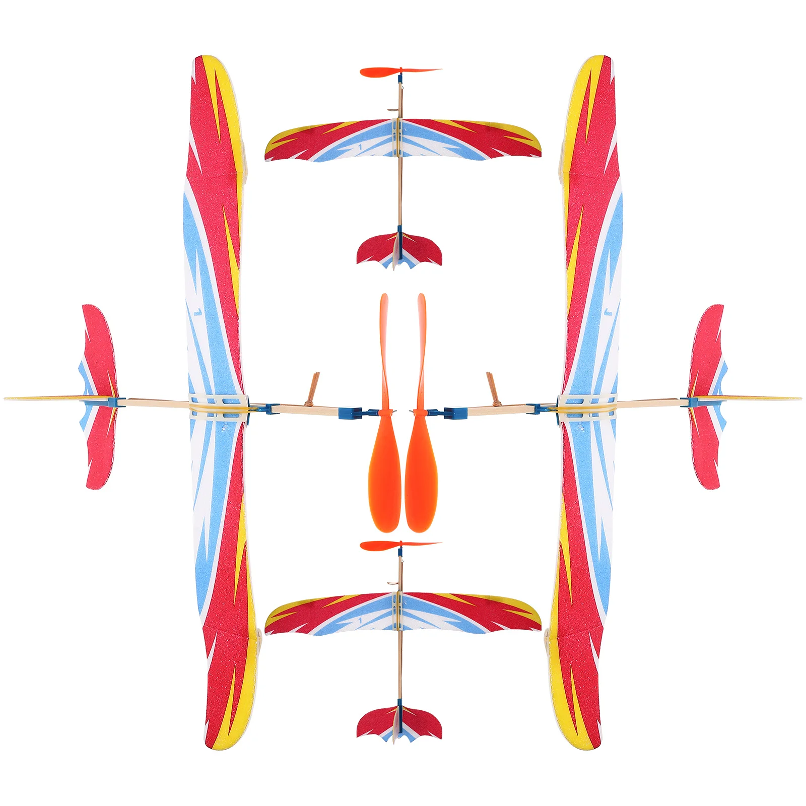 

Набор из 4 детских пенопластовых самолетов для творчества и игр на открытом воздухе, легкие планеры для развития креативности