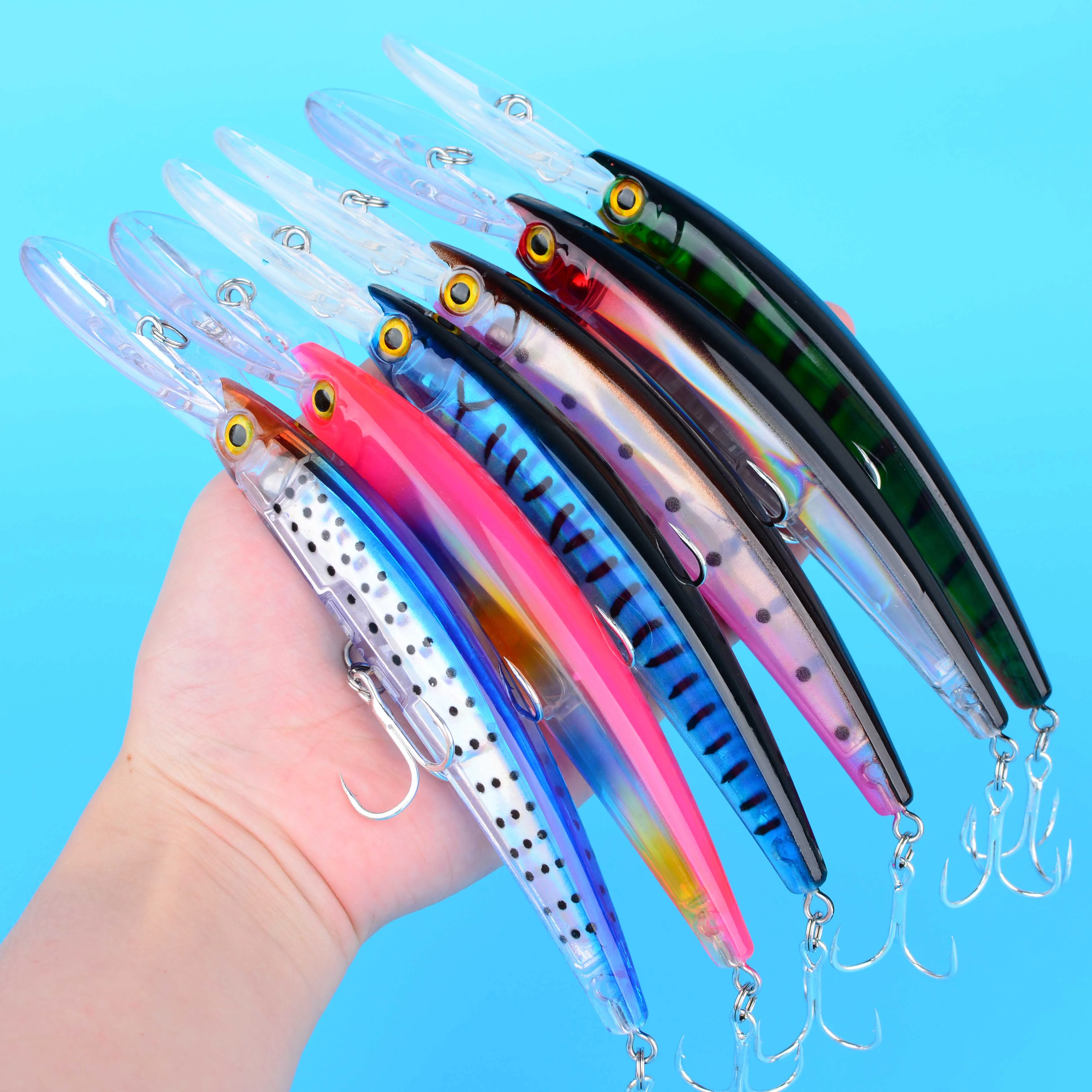 Fishing Lure Topwater - 1 adet Yüzen Büyük Minnow Balıkçılık