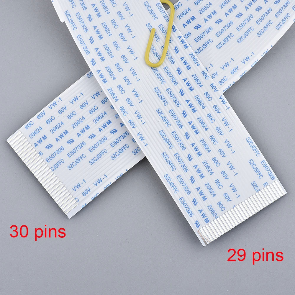 10pcs for Mimaki Jv300 Roland VS640 Mutoh 1638 Printer DX7 Head XP600 TX800 Printhead 29 To 30 Pin FFC Flat Data Cable