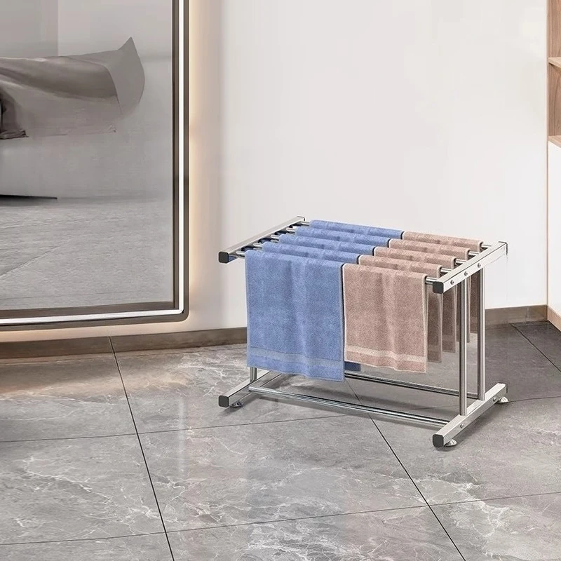 Strong Load Bearing Bathroom Accessories Multilayered Towel Racks Durable Towel Holder Rust Proof Clothes Hanger Household