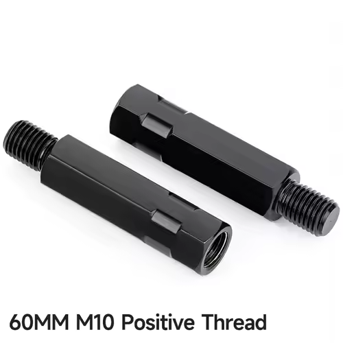 Longer Extension Black Motorcycle Rearview Mirror Adapters M8 8mm M10 10mm Anti clockwise Right Left Hand Thread Changing Screws - Image 22