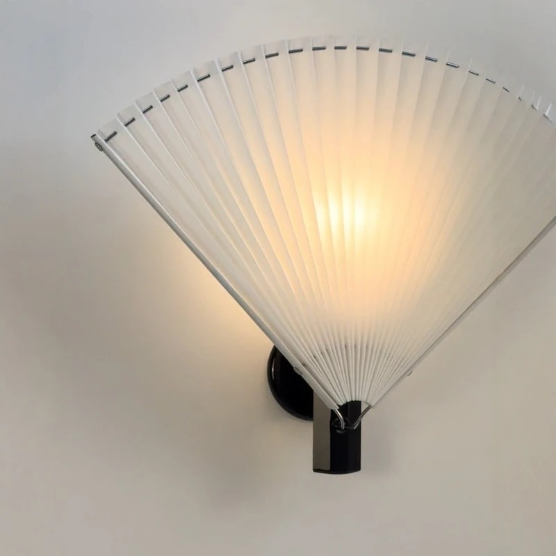 Retro Butterfly Folding Fan Shaped Wall Lamps Wabi Sabi Style Zen Tea Room Restaurant Coffee Shop Parlor Delicate LED Sconces