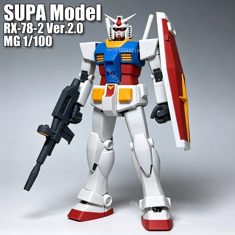 

Модель SUPA RX-78-2 Ver.2.0 MG 1/100, набор для сборки, фигурка робота, пластиковая модель, подарок.