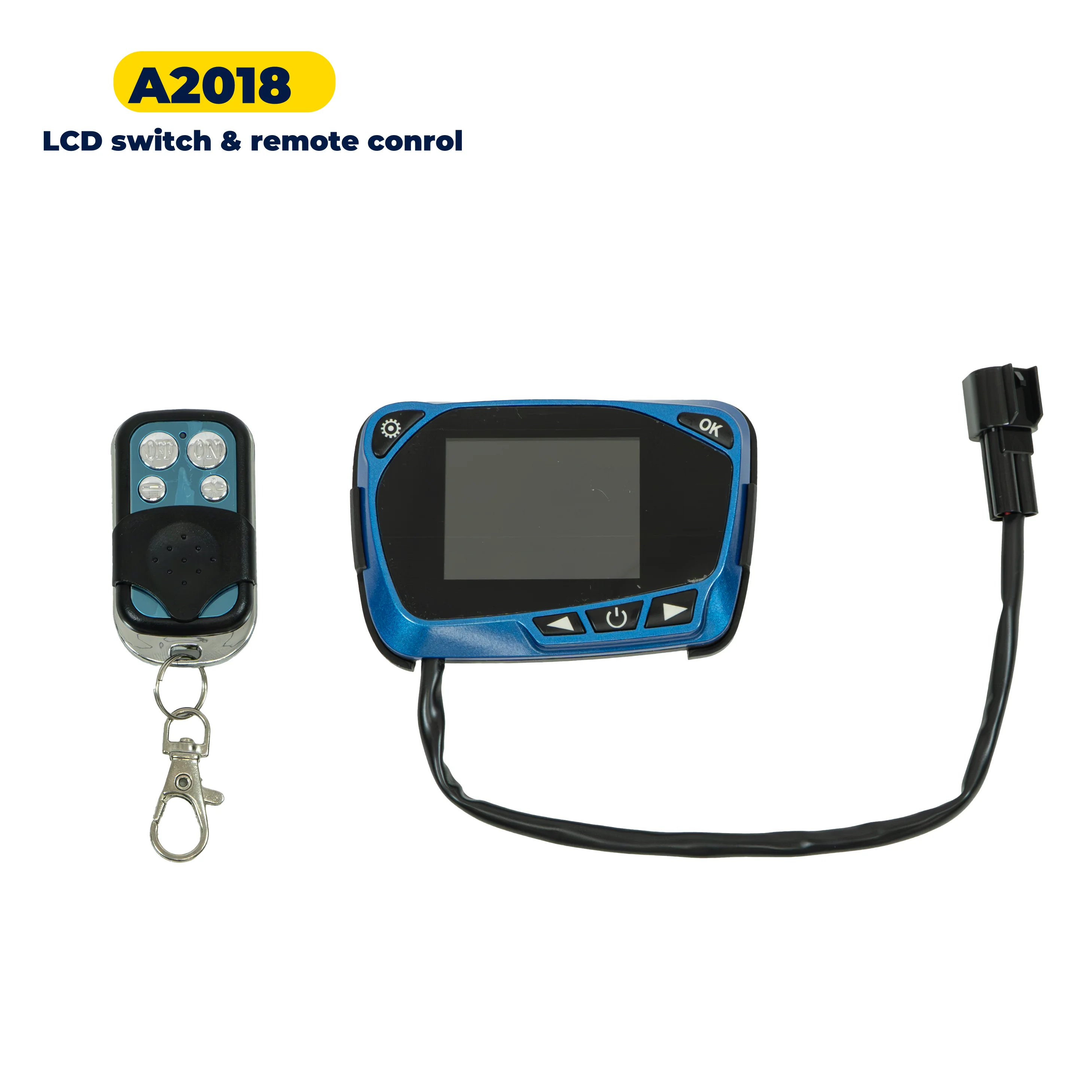 Sunster Autoverwarmer A2013SL S-A2018 LCD-schakelaar Afstandsbediening Alleen toepasbaar op 12V-spanningsmodellen