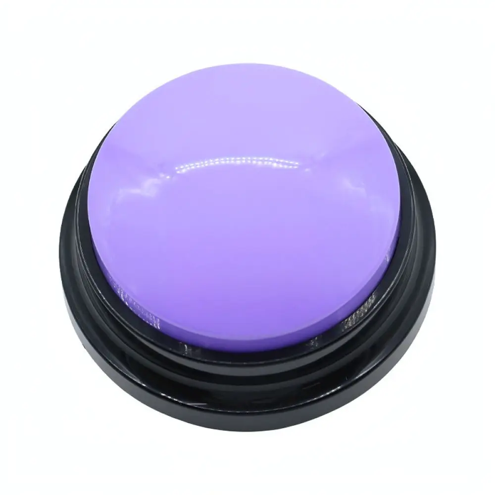 Interactive Dog Communication Button Recordable Sound Box Pet Training Toy Speaking Learning Aid Durable Abs Device