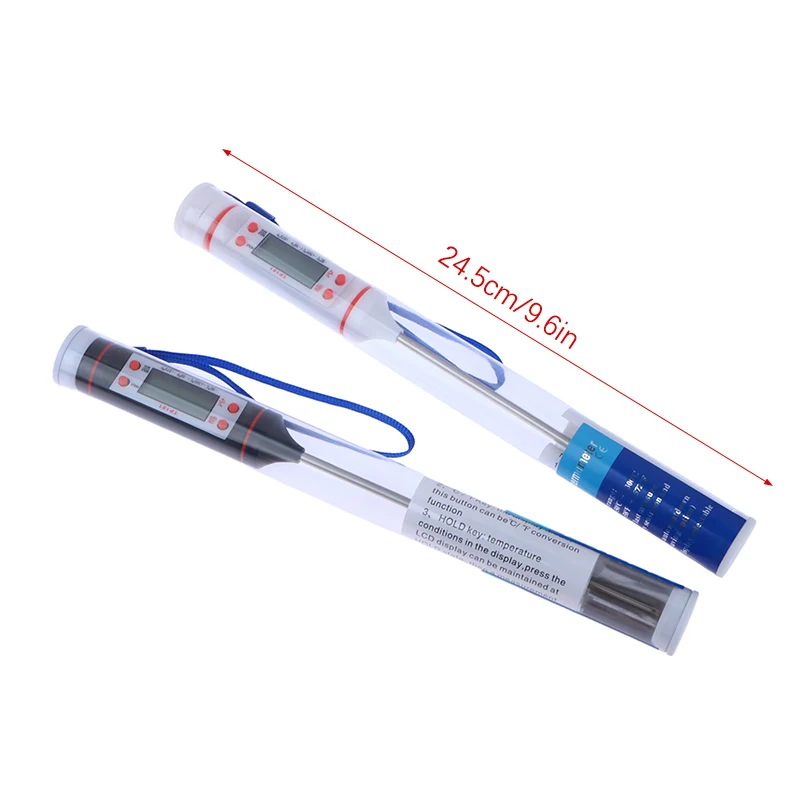 Food Baking Digital Kitchen Probe Thermometer Instant Read Cooking Meat BBQ Sensor Thermometers Probe Tool Heat Tester