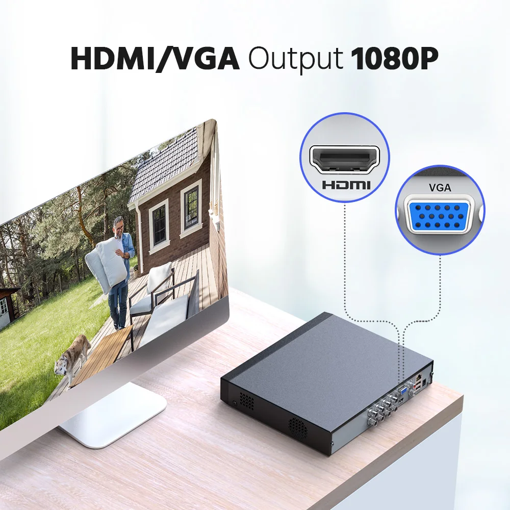 ANNKE 3K 5MP Lite 8CH HD مراقبة الفيديو DVR 5IN1 TVI/AHD/CVI/CVBS/IPC مسجل رقمي لكاميرات 2MP 3MP 5MP IP CCTV